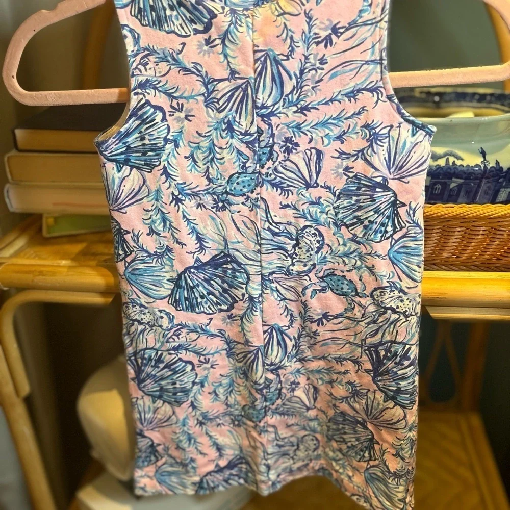Lilly‎ Pulitzer Girls Harper Mini Shift Dress Magnolia Lilac A Little Jelly